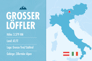 großer Löffler, Zillertaler Alpen, Lustige Bergnamen Alpen