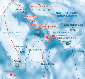 Grossglockner, Kleinglockner, Teufshorn, höchster Berg Österreichs