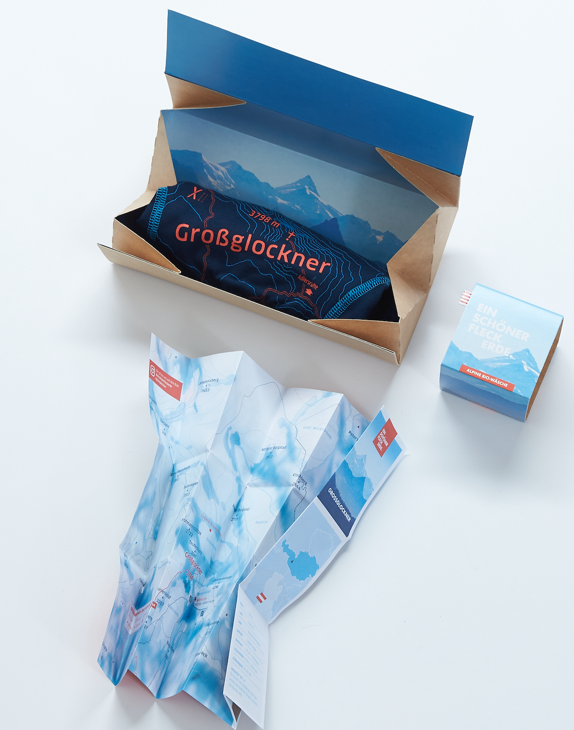 Unterhose Grossglockner, Verpackung, Geschenk