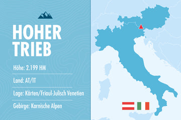 Liste lustiger Bergnamen, Hoher Trieb, Karnische Alpen