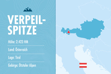 Lustige Bergnamen Alpen, Verpeilspitze, Ötztaler Alpen