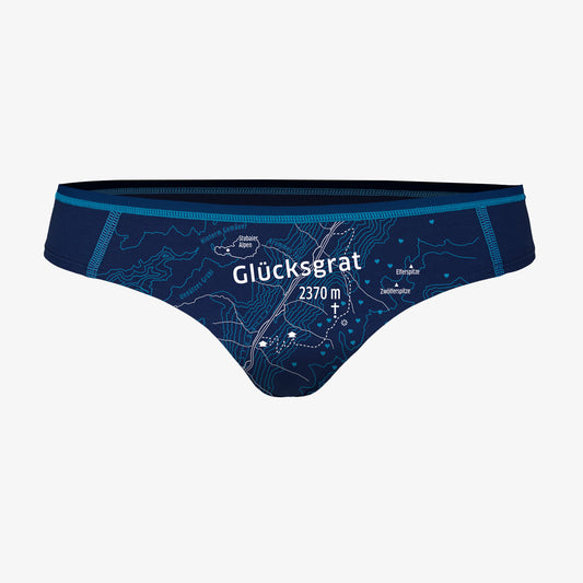 Sexy String Tanga. Erotische Unterwäsche Glücksgrat. Unterhose mit Berg. String Bio-Baumwolle. String nachhaltige Materialien. String Tanga Europa.
