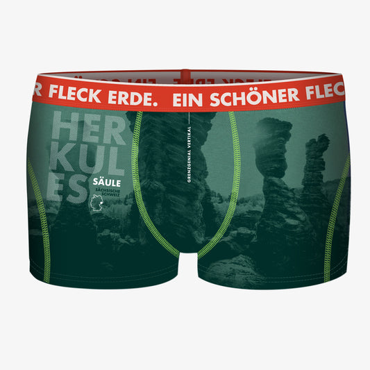 Boxershorts Herkulessäule. Naturmotiv und cooler Spruch.