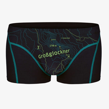 Unterhose Großglockner, Boxershorts, nachhaltig und fair von EIN SCHÖNER FLECK ERDE.