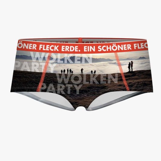 Unterhose Damen Wolkenparty. Wäsche Made in Europe. Bio Unterhosen