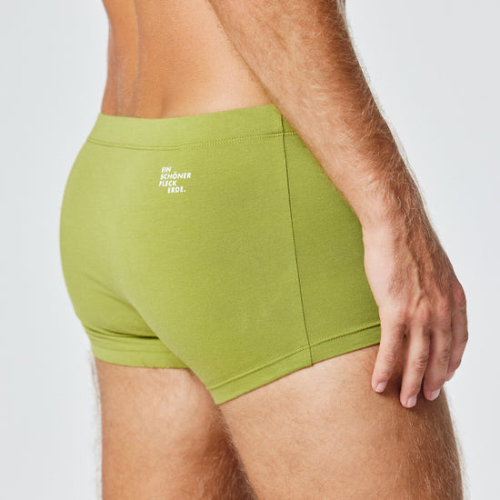 EIN SCHÖNER FLECK ERDE. Boxershorts Lattengebirge. Geschenke für Mountainbiker. Bio Baumwolle. Lustige Unterhosen Männer.