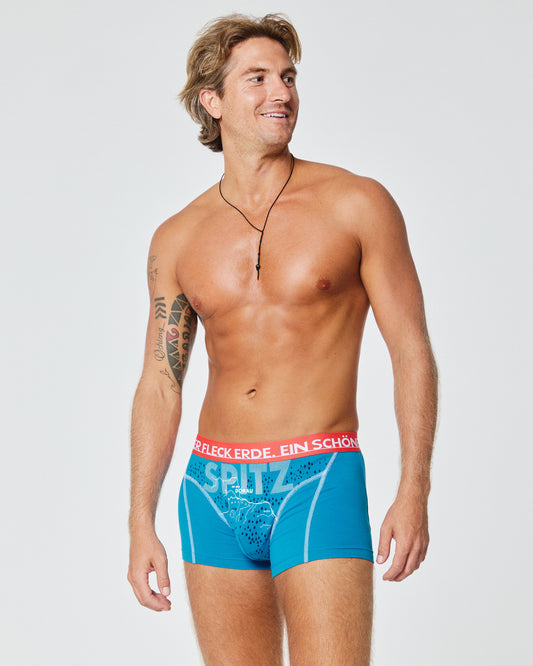 Boxershorts SPITZ AN DER DONAU pfauenblau