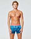 Boxershorts GROSSE ZINNE pfauenblau