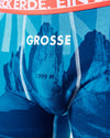 Boxershorts GROSSE ZINNE pfauenblau