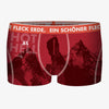 Boxershorts HOT AS HELL karminrot