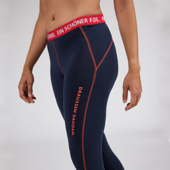 3/4 Pants Merino Tencel. Draussen Dahoam.  Damen Bio Unterwäsche. Unterhose Sport.