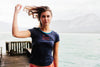 Kurzarm-Shirt Merino D'SUNNSEITN nachtblau