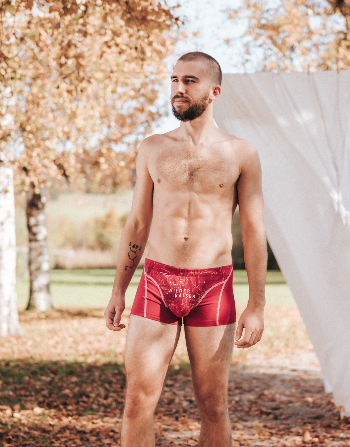 Unterhose Wilder Kaiser, rot, Bergdoktor