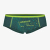 EIN SCHÖNER FLECK ERDE. Unterhose mit Berg. LIEBESECK. Unterwäsche Salzburg. Green fashion. Unterwäsche mit bio Siegel.