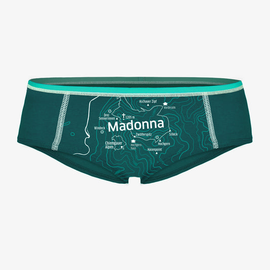 Unterhose Damen Madonna. Fair Fashion Online. Plastikfreie Verpackung. Geschenk Naturliebhaber.
