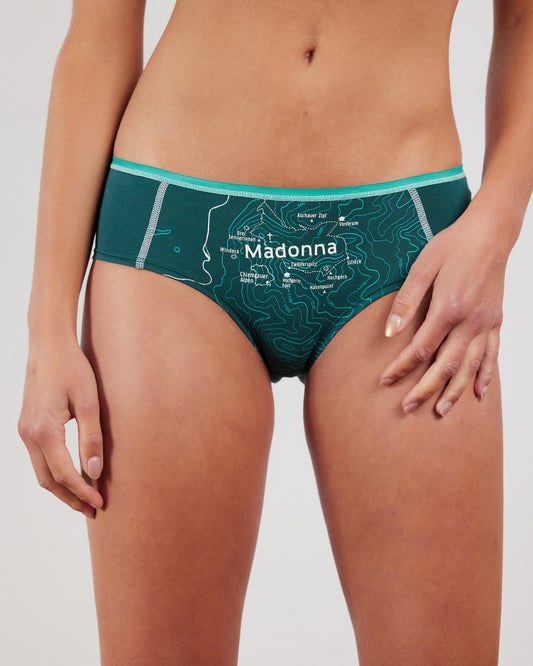 Unterhose Damen Madonna. Fair Fashion Online. Plastikfreie Verpackung. Geschenk Naturliebhaber.