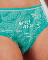 Damen Unterhose Böses Weibl. Bedruckte Unterwäsche. Bio Kleidung Online Shop. Coole Geschenke für junge Frauen.