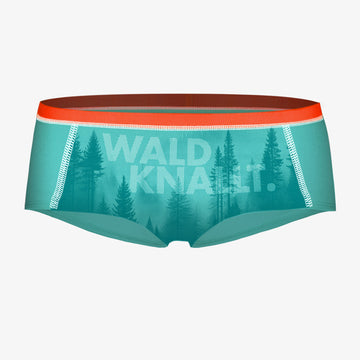 Waldmotiv Unterhose. Originelle Unterwäsche. Bio fair.