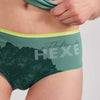 Damen Unterhose Schlafende Hexe. Hipster. Faire ökologische Kleidung.