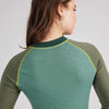 Langarm-Shirt Merino Tencel Schneeflüsterin. Funktionsunterwäsche Damen. Bio Shirts.
