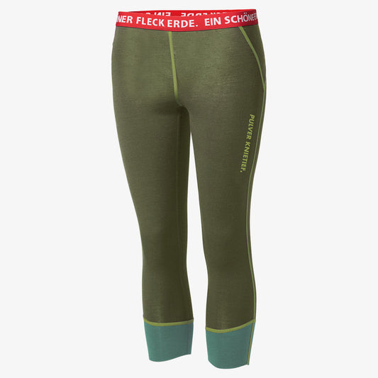 3/4 Pants Merino Tencel. Leggins aus Wolle.  Damen Bio Unterwäsche. Unterhose Sport.