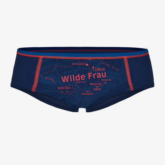 Hipster WILDE FRAU tiefblau