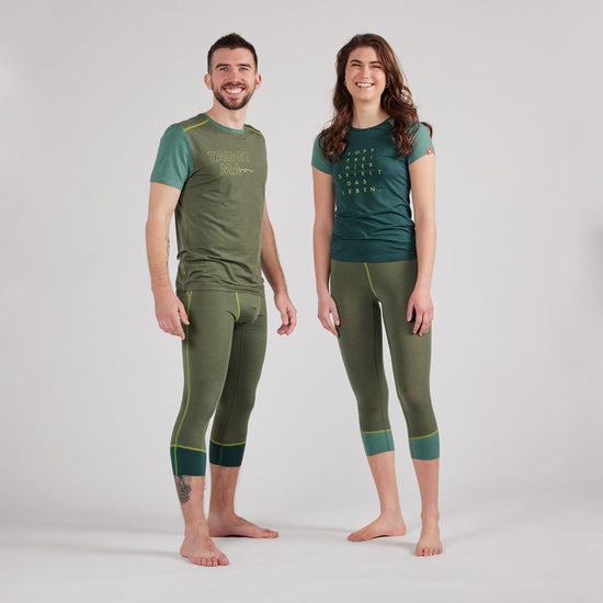 Kurzarm-Shirt Merino Tencel. Wollunterwäsche Damen. Bio Shirts. T-Shirt Merino.