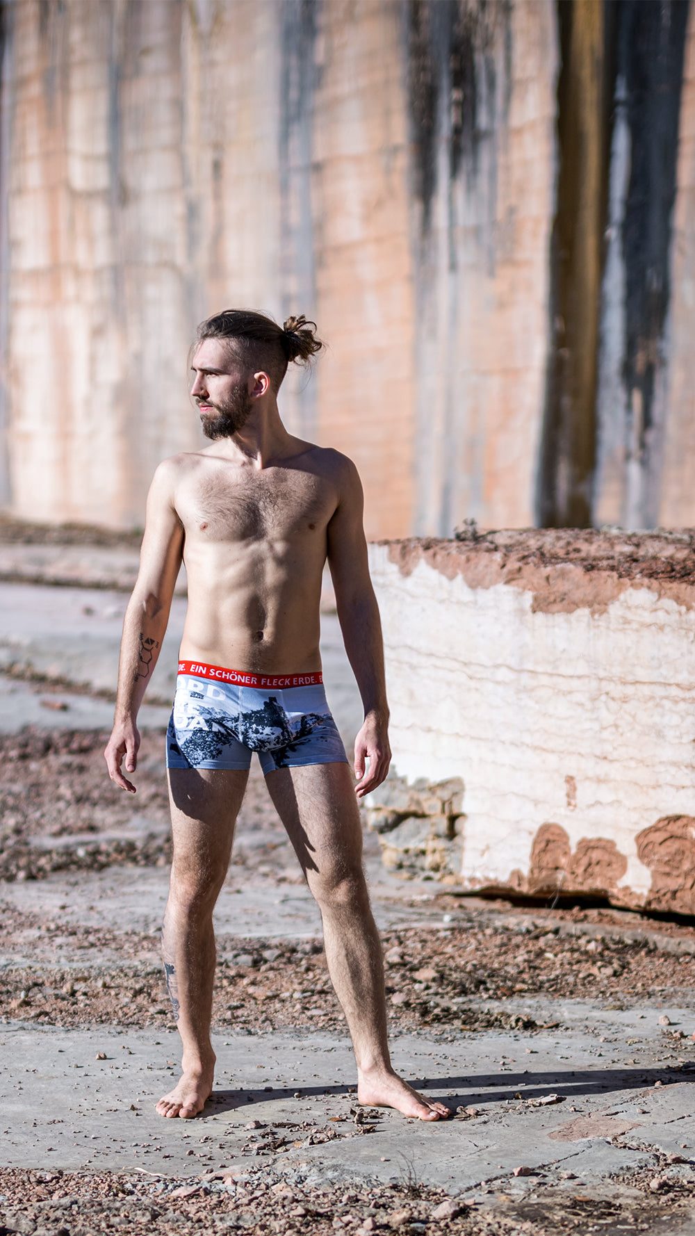 Herren Boxershorts mit Bergmotiv von Ein schöner Fleck Erde