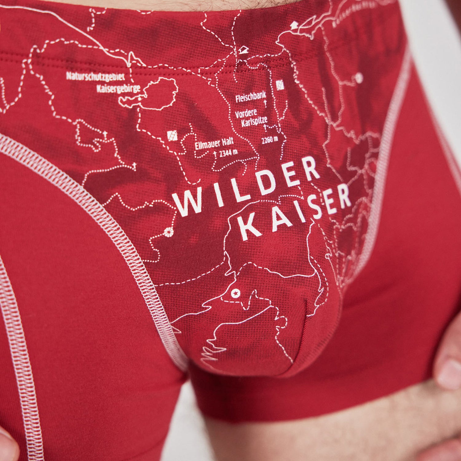 EIN SCHÖNER FLECK ERDE. Original Unterhose WILDER KAISER. Geschenkidee für Bergsteiger. Geschenke für Naturliebhaber.
