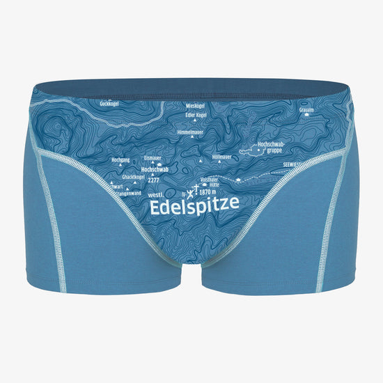 EIN SCHÖNER FLECK ERDE. Boxershorts EDELSPITZE. Unterhose mit Berg-Motiv. Geschenkidee für Bergsteiger.