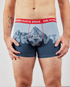 Der Watzmann ruft. Der Watzmann groovt. Unterhose aus Bio-Baumwolle für Bergsteiger.