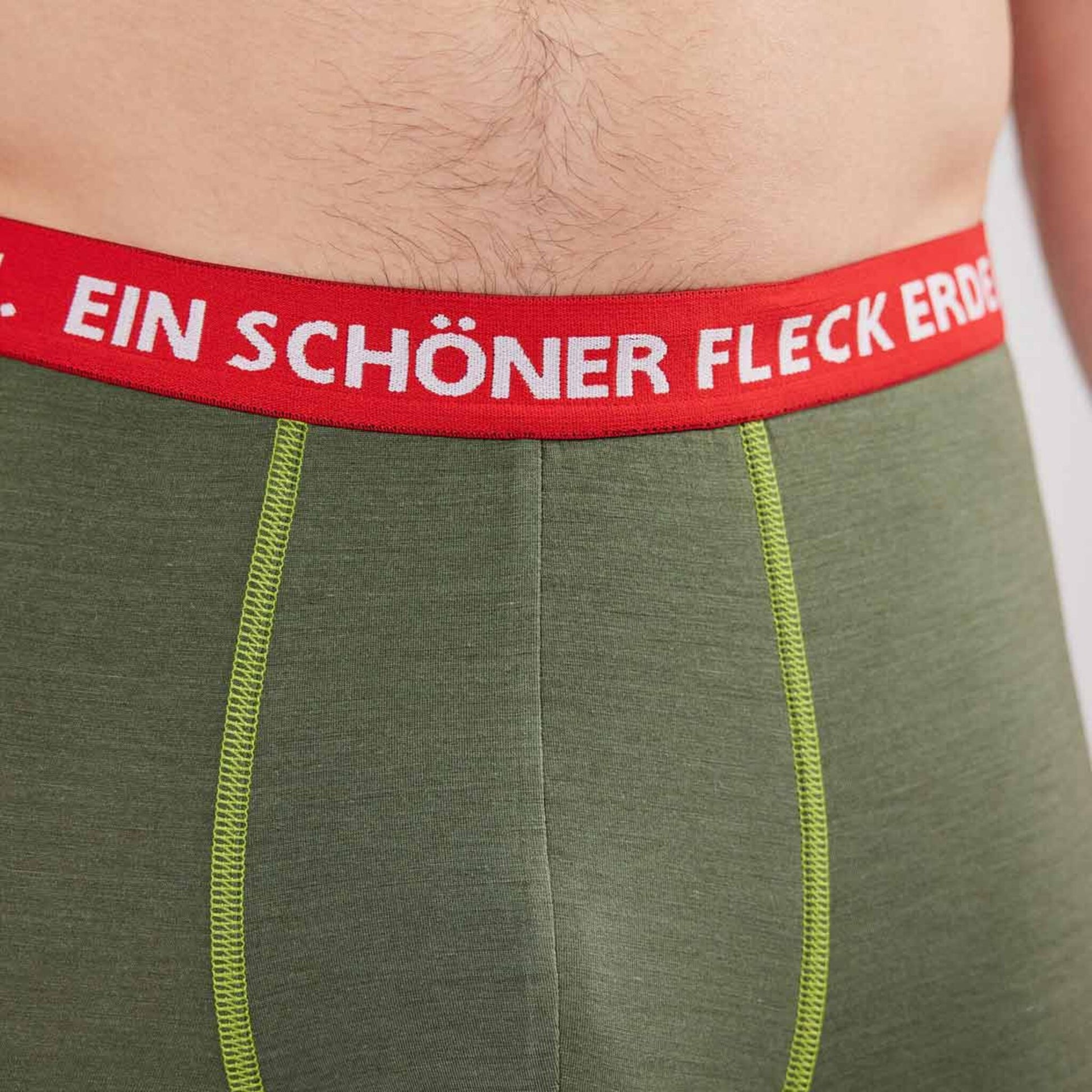 3/4 Pants Merino Tencel Herren nachtblau. Sport Unterhose Herren. 