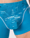EIN SCHÖNER FLECK ERDE. Boxershorts mit Berg. Unterhose mit Motiv. GROSSER WILDER. Tiroler Berggipfel. Geschenk für Bergsteiger.
