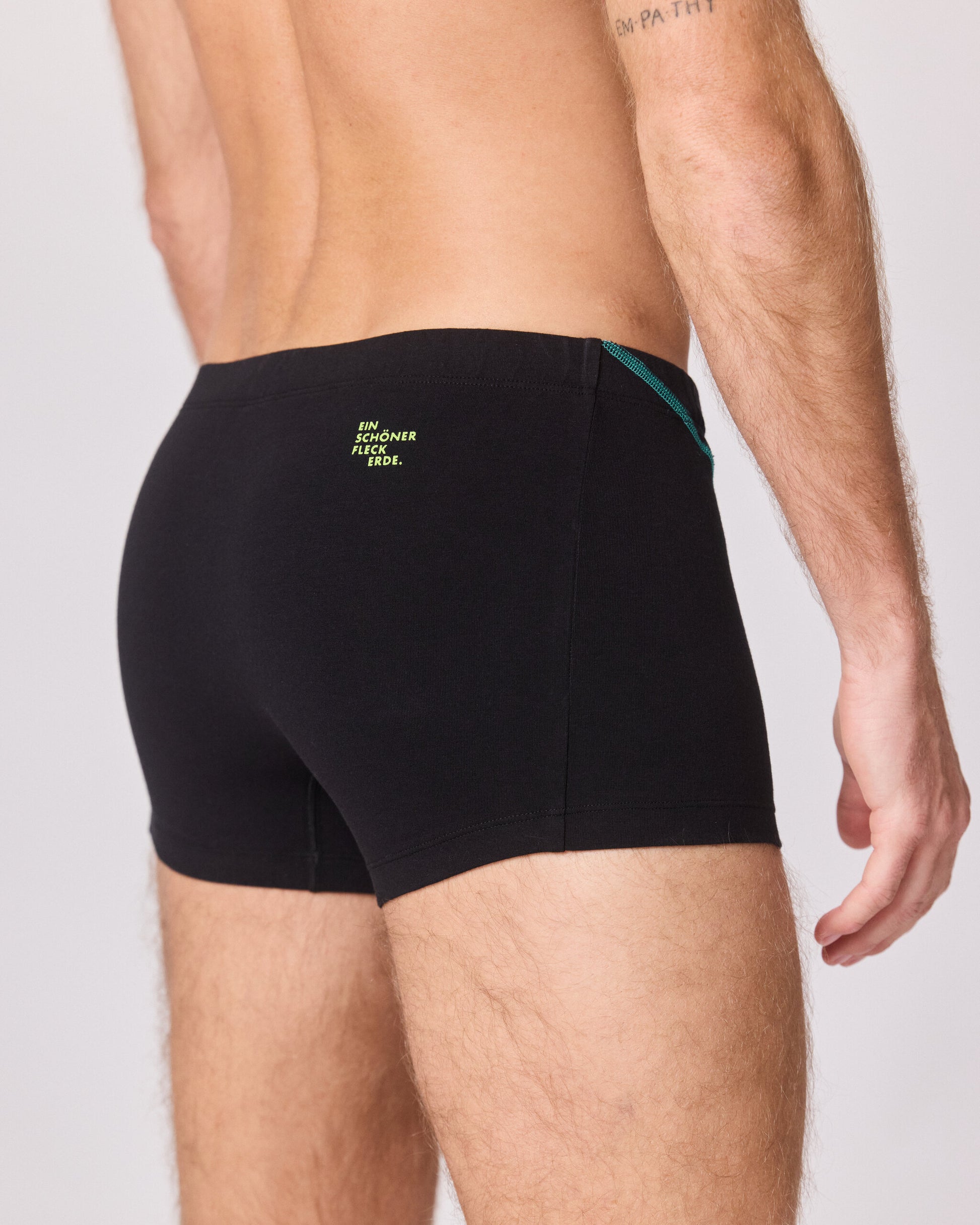 EIN SCHÖNER FLECK ERDE. Herren-Unterhose aus Bio-Baumwolle. Motiv Großglockner. Originelle Unterwäsche aus Österreich. Nachhaltig. Unterwäsche aus Bio-Baumwolle.