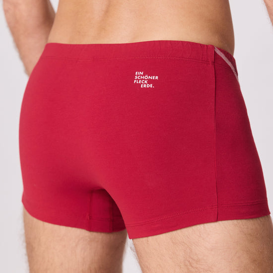 EIN SCHÖNER FLECK ERDE. Boxershorts mit Berg-Motiv. Unterhose mit Wanderroute. Unterwäsche mit Druck. Garmisch Partenkirchen Hammerspitze. Geschenkidee für Bergsteiger.