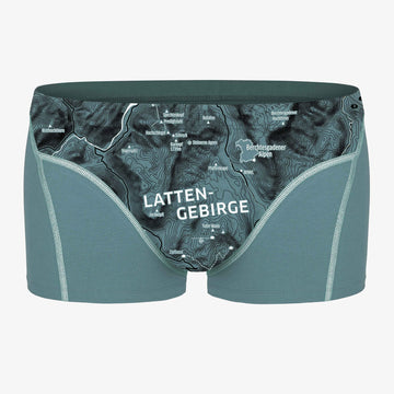 Boxershorts LATTENGEBIRGE schiefergrau