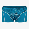 Mont Blanc Unterhose für Herren. Unterwäsche mit Gipfelmotiv. Unterhose mit Wanderkarte.
