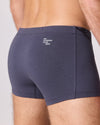 Unterhose für Herren mit Bergmotiv PULVERHÖRNDL. Höhenlinien auf Unterwäsche. Lustiger Gipfelname auf Unterhose.