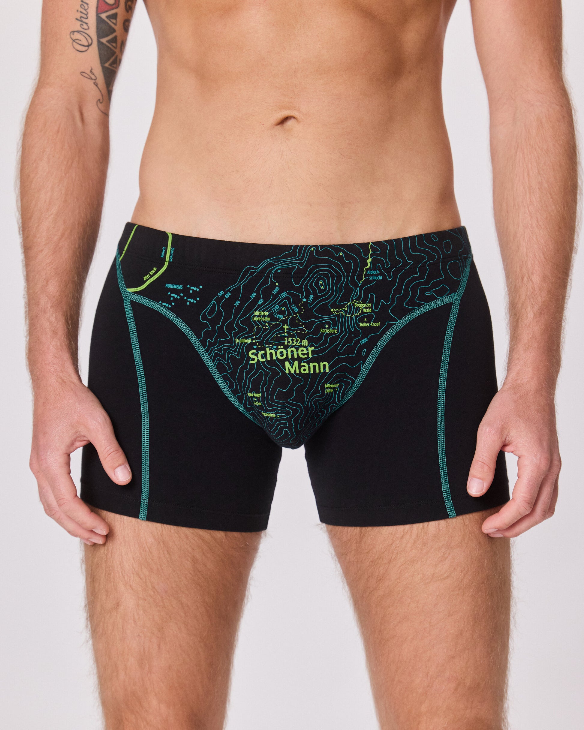 Unterhose Schöner Mann. Berg Geschenk. Wandern Zubehör. Wanderer Geschenk.