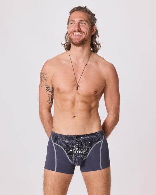 Sport Unterwäsche Unterhose Wilder Kaiser. Unterhose mit Bergmotiv.