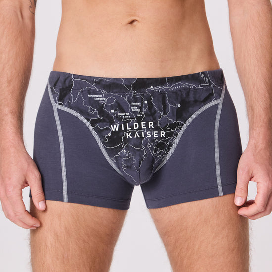 Sport Unterwäsche Unterhose Wilder Kaiser. Unterhose mit Bergmotiv.