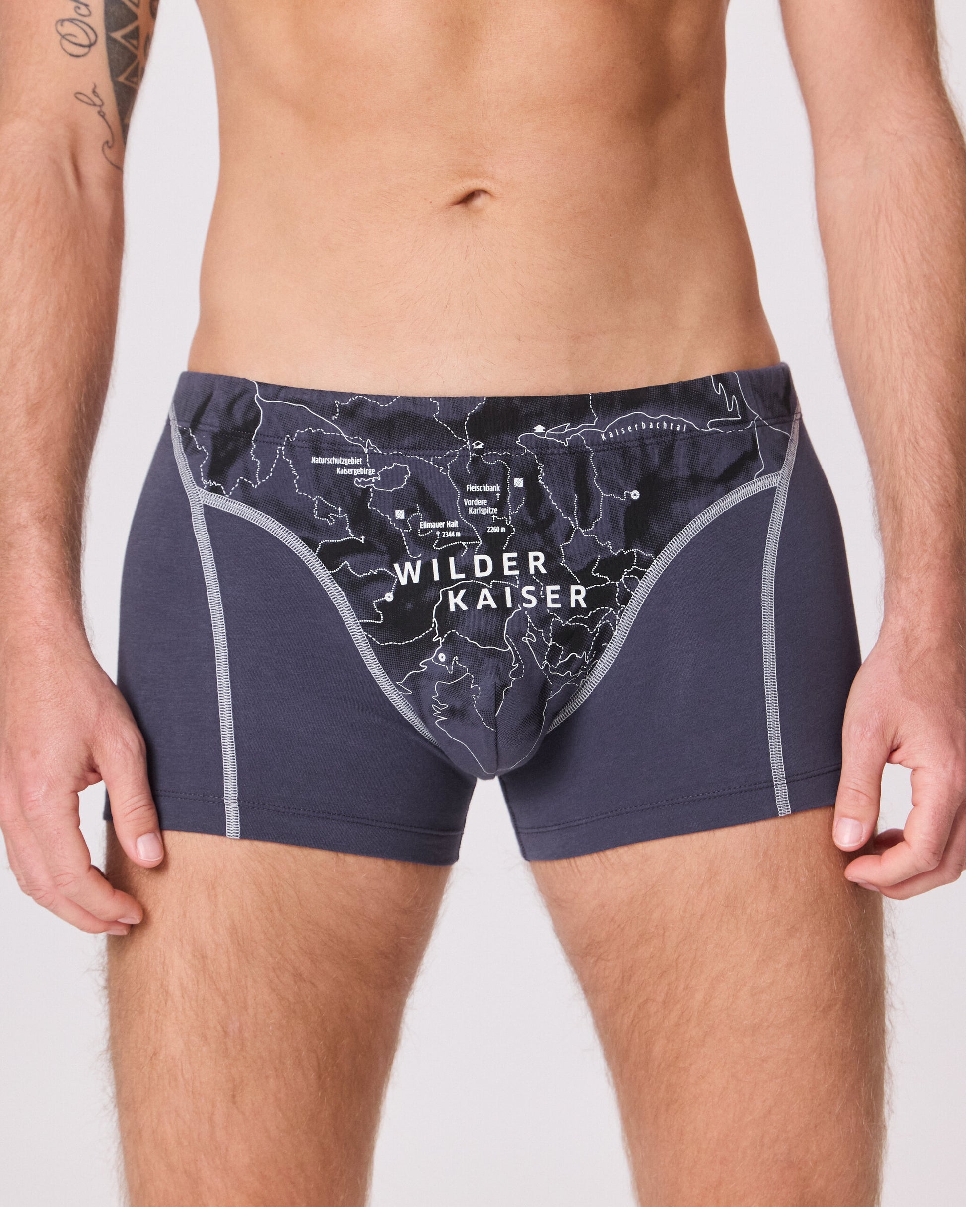 Sport Unterwäsche Unterhose Wilder Kaiser. Unterhose mit Bergmotiv.