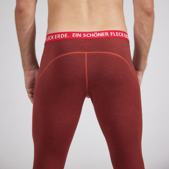 3/4 Pants Merino Tencel Herren kastanie. Outdoor Wäche. Nachhaltige Kleidung. 