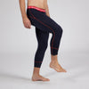 3/4 Pants Merino Tencel Herren nachtblau. Sport Unterhose Herren. 