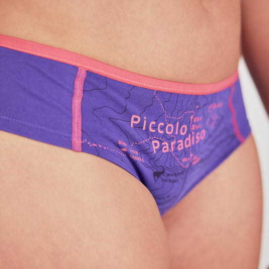 Slip Piccolo Paradiso. Coole Geschenkideen. Sportliche Unterwäsche für Damen.