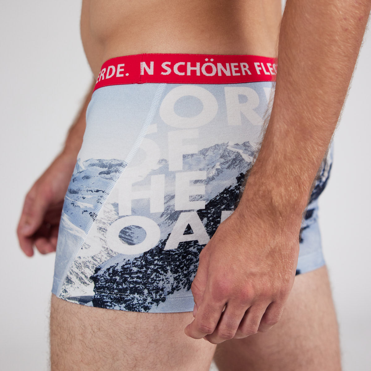 Herren Boxershorts mit Bergmotiv von Ein schöner Fleck Erde