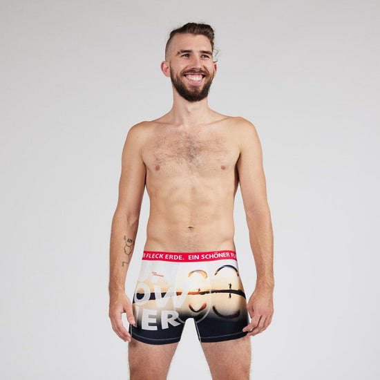 Boxershorts Sundowner. Coole Geschenke für Männer. Nachhaltige Mode online.