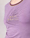 Kurzarm-Shirt Merino WALD KNALLT flieder hell