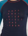 Langarm-Shirt Merino KOPF FREI nachtblau