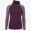 Langarm-Shirt Merino INNERGEBIRG flieder dunkel